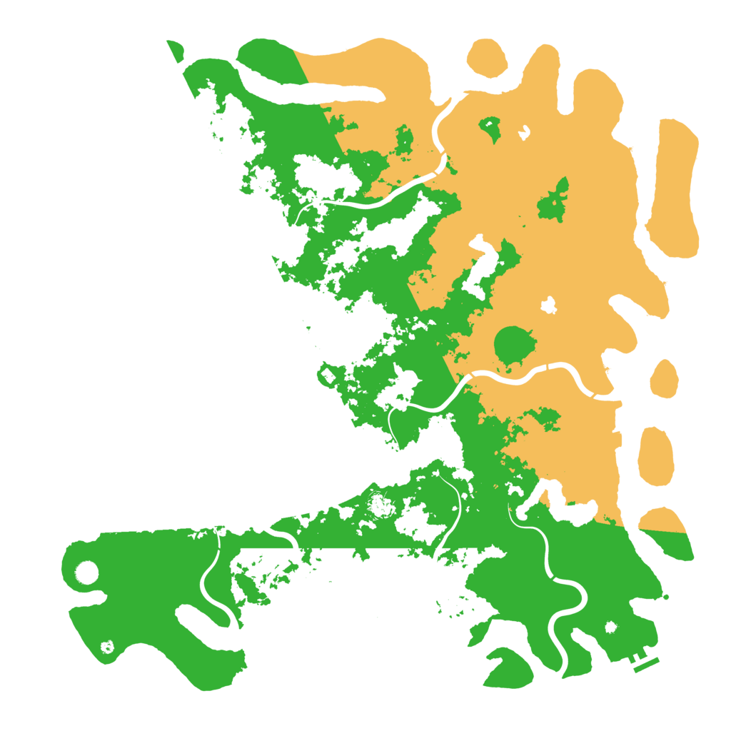 Biome Rust Map: Procedural Map, Size: 5500, Seed: 96641876