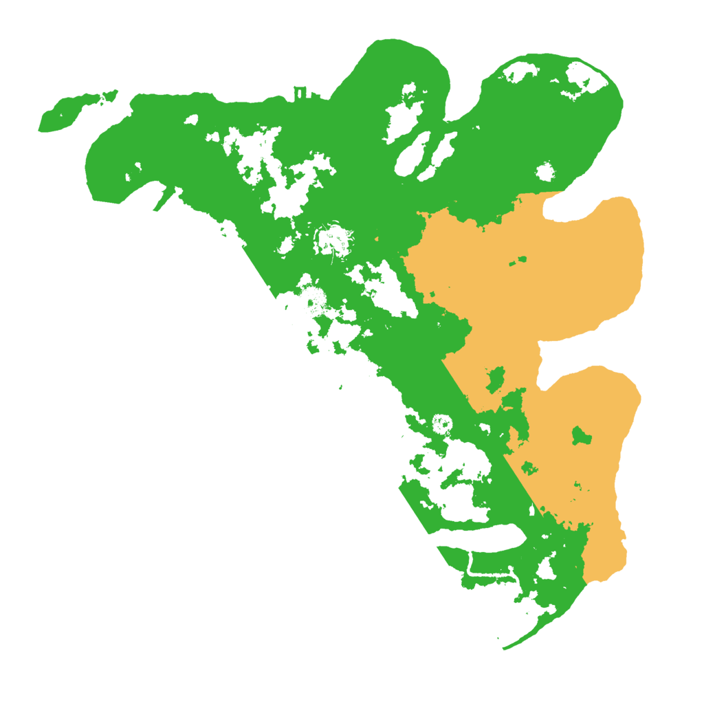 Biome Rust Map: Procedural Map, Size: 3500, Seed: 297829088