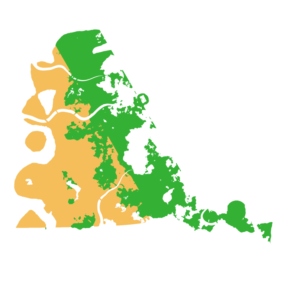Biome Rust Map: Procedural Map, Size: 4500, Seed: 1305858830