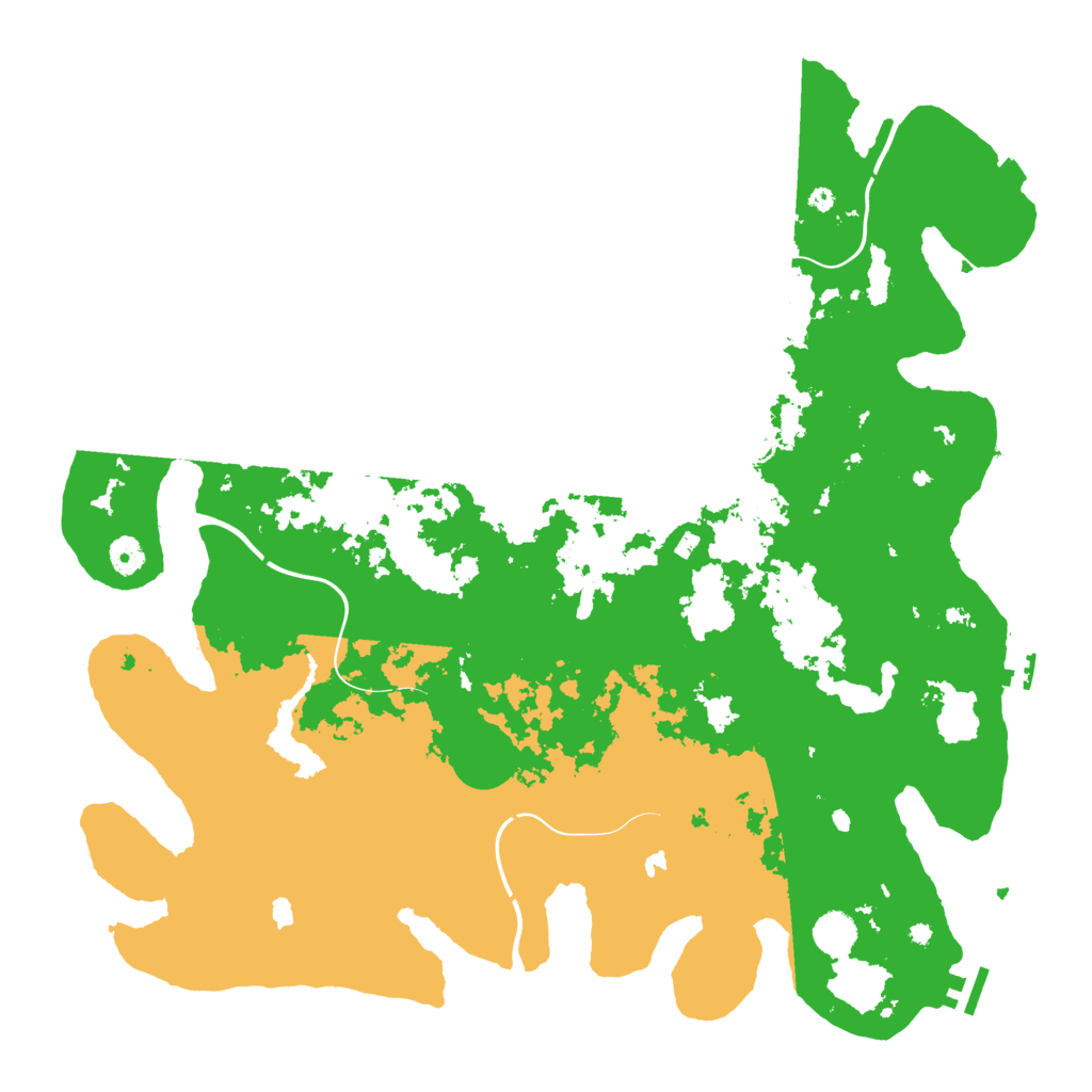 Biome Rust Map: Procedural Map, Size: 4500, Seed: 123151