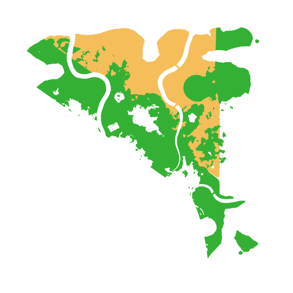 Biome Rust Map: Procedural Map, Size: 3000, Seed: 1875608983