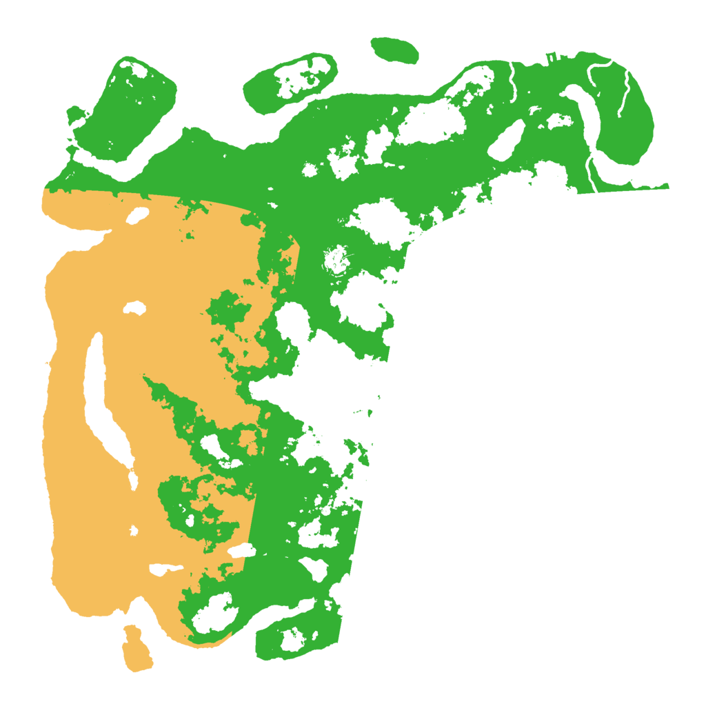 Biome Rust Map: Procedural Map, Size: 4500, Seed: 2067673492