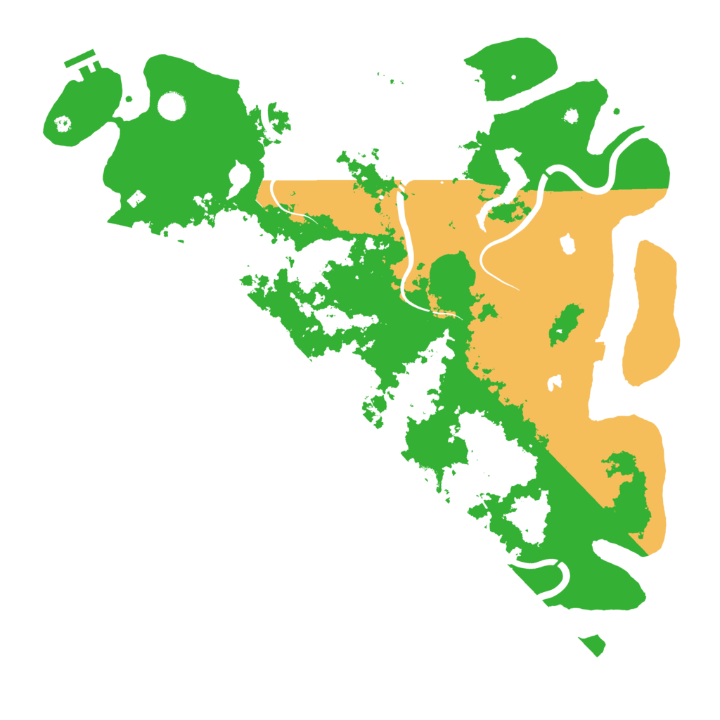 Biome Rust Map: Procedural Map, Size: 4500, Seed: 612792879