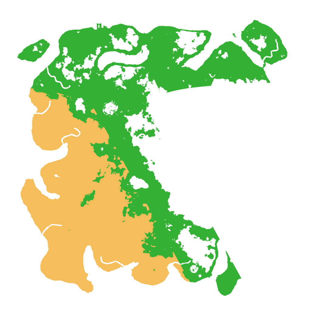 Biome Rust Map: Procedural Map, Size: 4000, Seed: 9696