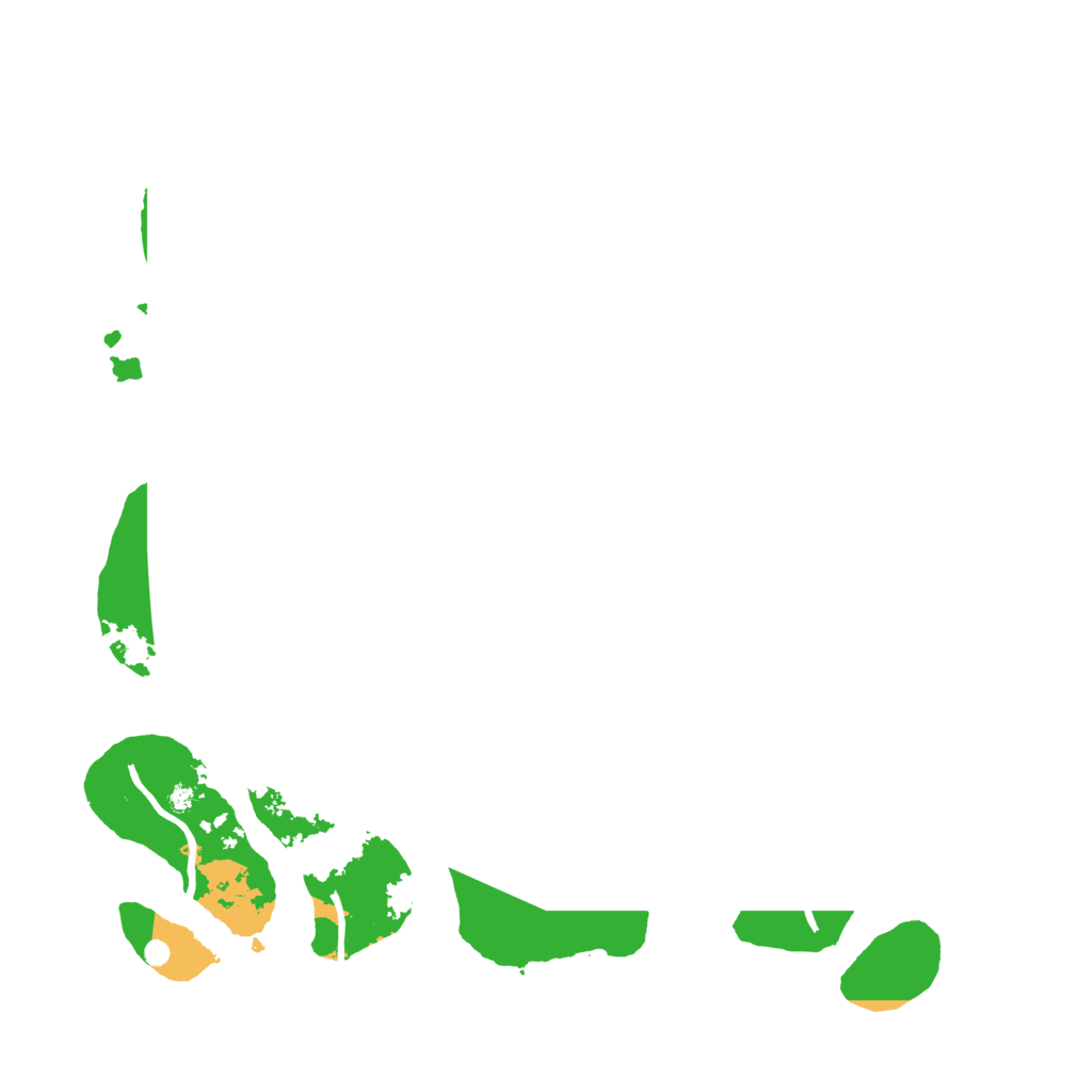 Biome Rust Map: Procedural Map, Size: 3800, Seed: 3152