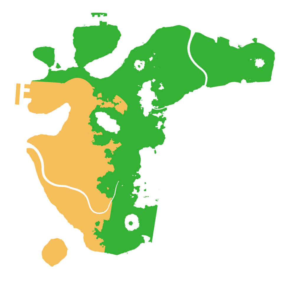 Biome Rust Map: Procedural Map, Size: 2900, Seed: 151