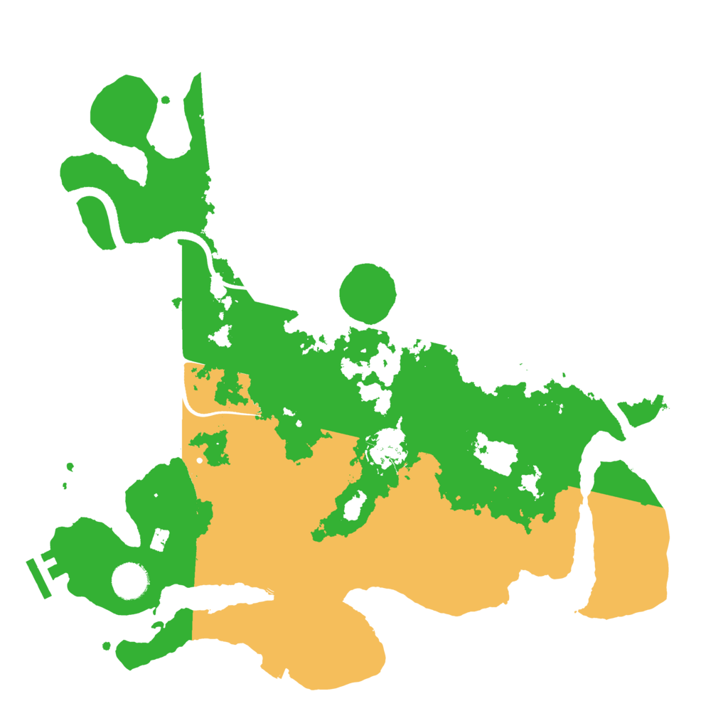 Biome Rust Map: Procedural Map, Size: 3500, Seed: 18121946