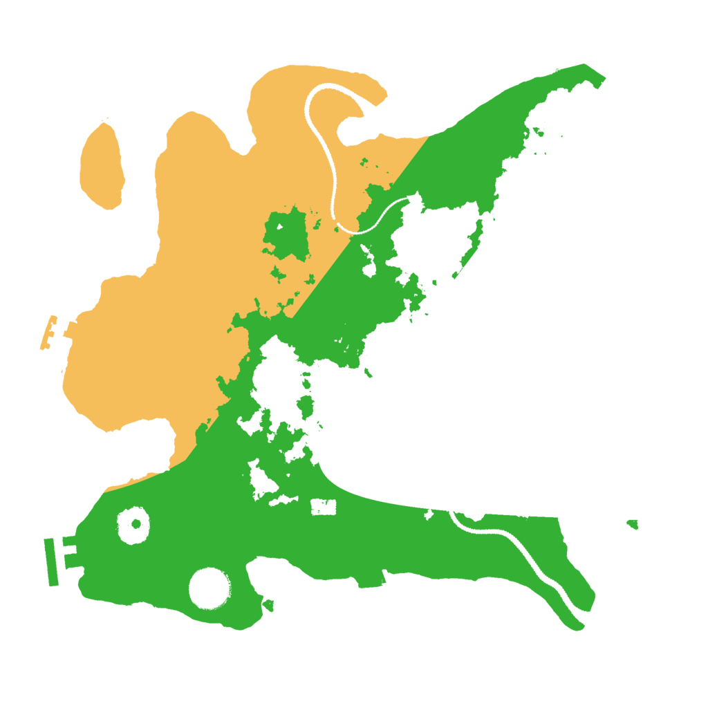 Biome Rust Map: Procedural Map, Size: 3000, Seed: 1320921018