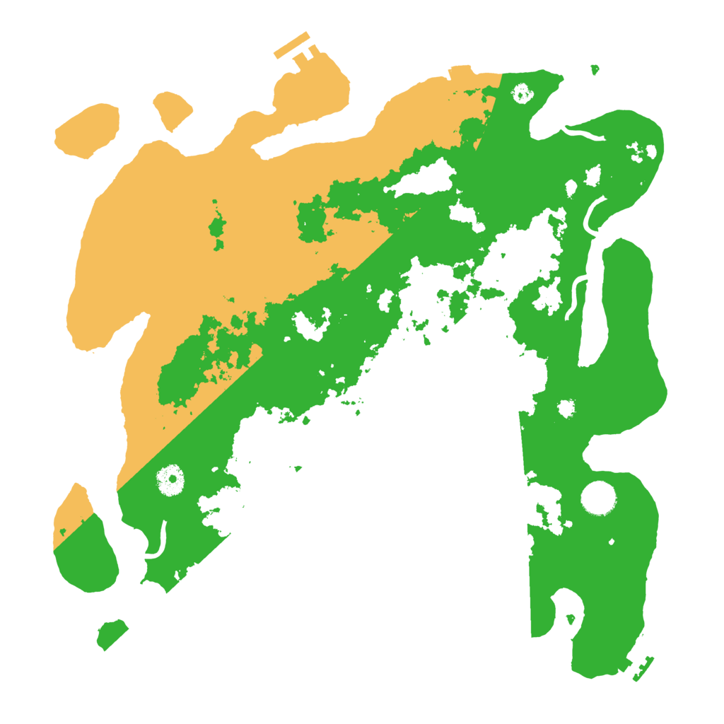 Biome Rust Map: Procedural Map, Size: 3700, Seed: 196030011