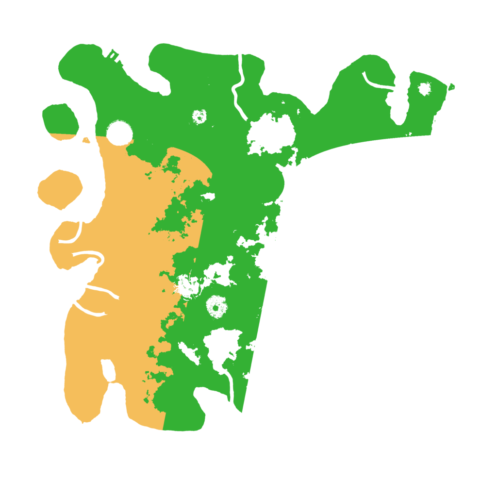 Biome Rust Map: Procedural Map, Size: 3500, Seed: 1360894152