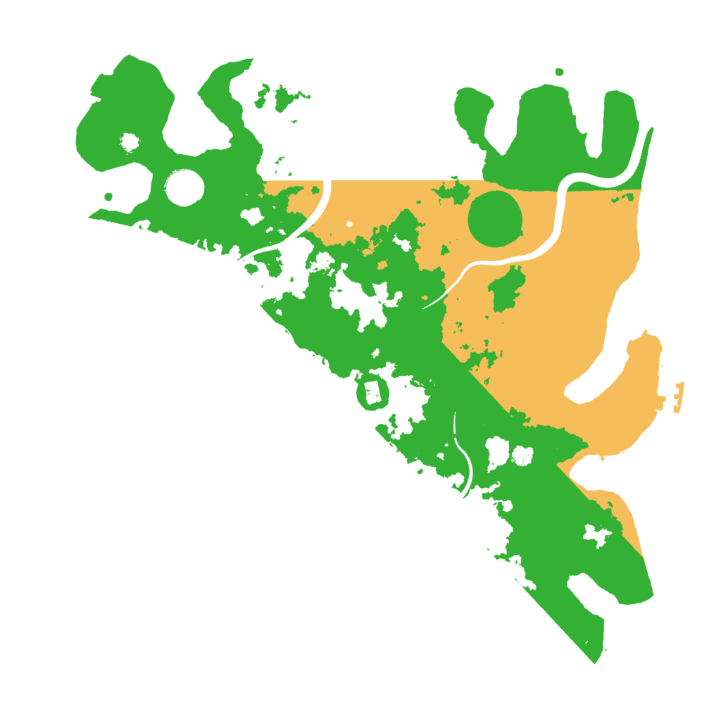 Biome Rust Map: Procedural Map, Size: 3500, Seed: 113102020