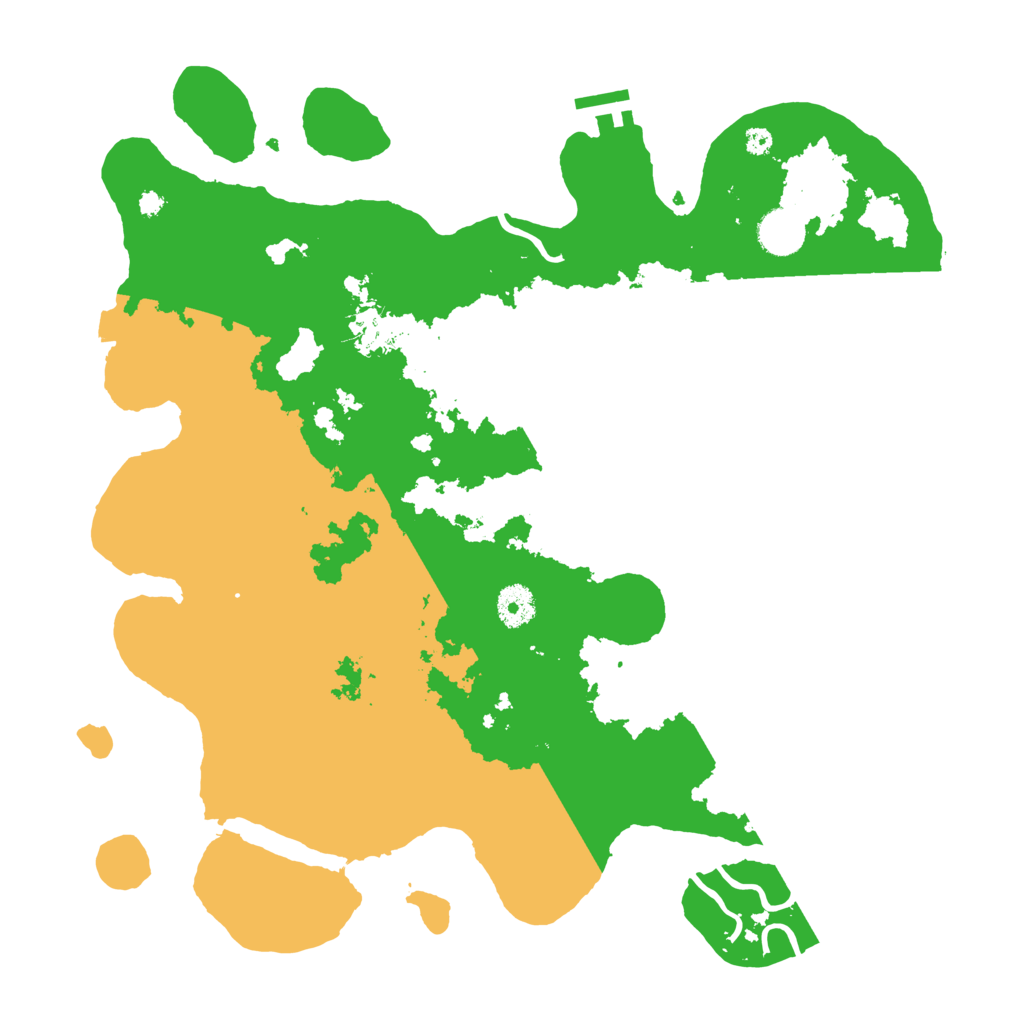 Biome Rust Map: Procedural Map, Size: 3800, Seed: 174299437