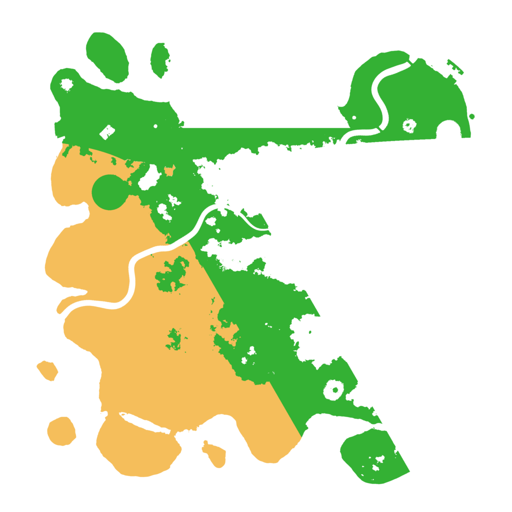 Biome Rust Map: Procedural Map, Size: 3800, Seed: 174299437