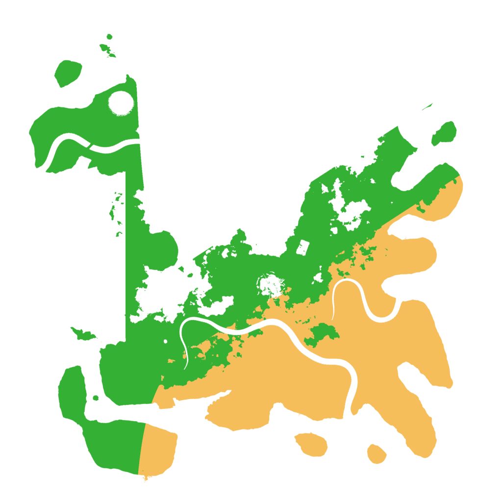Biome Rust Map: Procedural Map, Size: 3600, Seed: 3465434