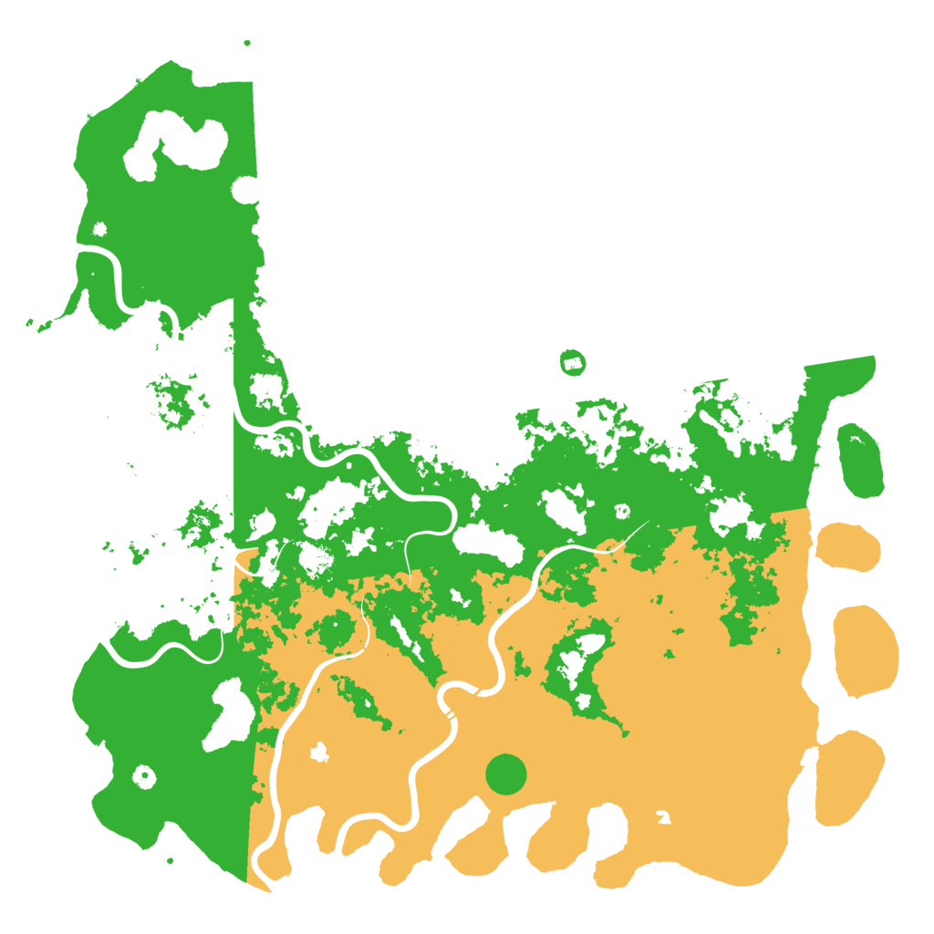 Biome Rust Map: Procedural Map, Size: 6000, Seed: 81107056