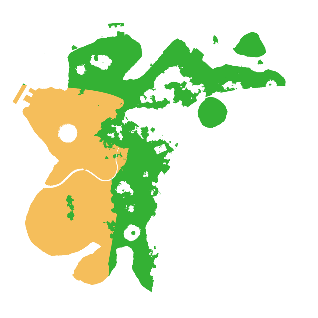 Biome Rust Map: Procedural Map, Size: 3000, Seed: 1023228296