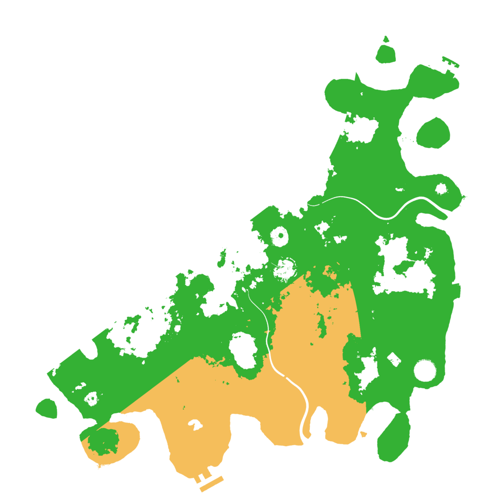 Biome Rust Map: Procedural Map, Size: 4000, Seed: 1360901618