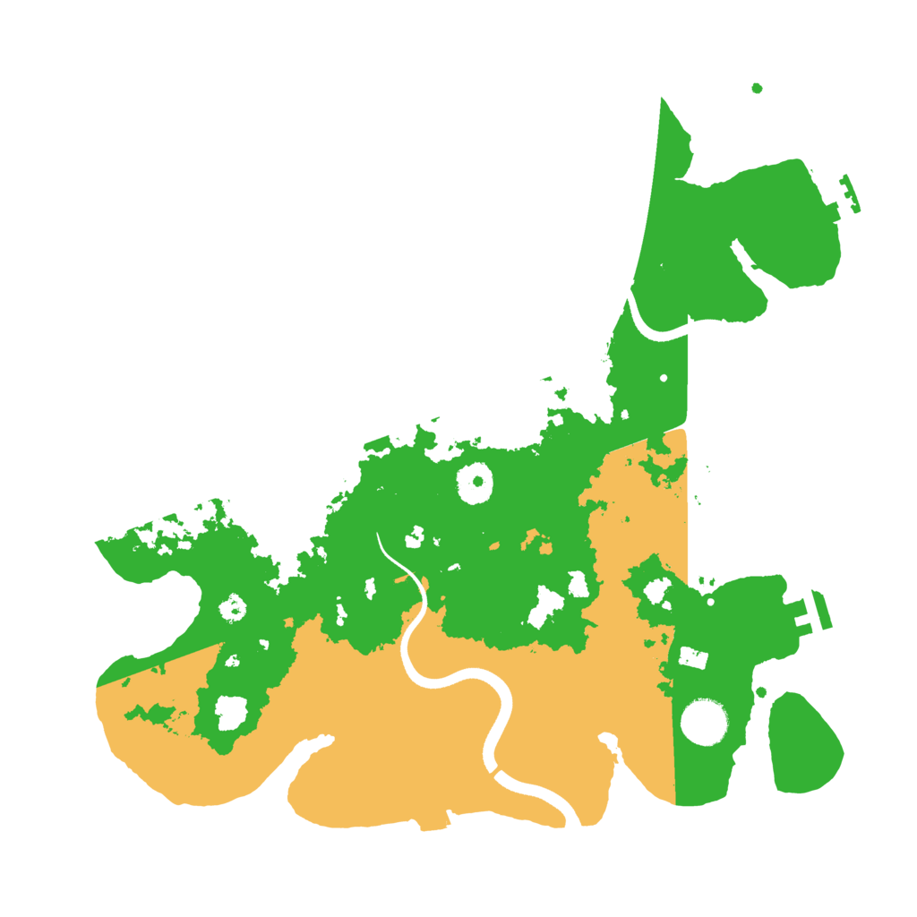 Biome Rust Map: Procedural Map, Size: 3500, Seed: 1831530587