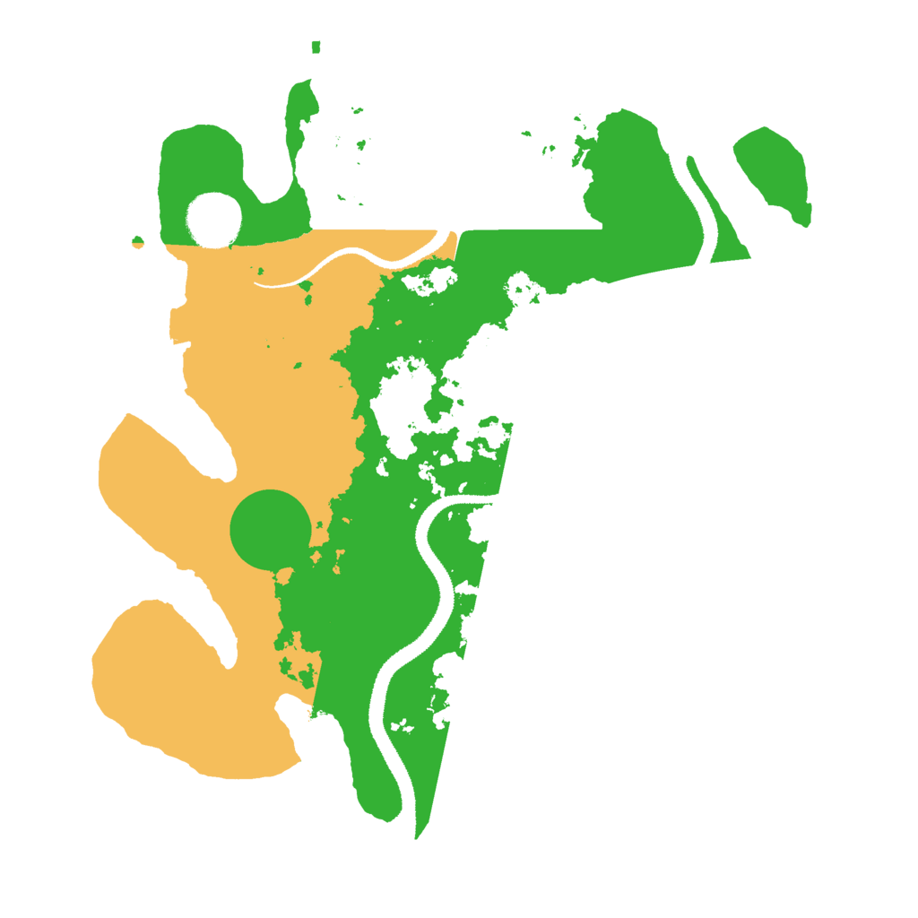 Biome Rust Map: Procedural Map, Size: 3000, Seed: 695977