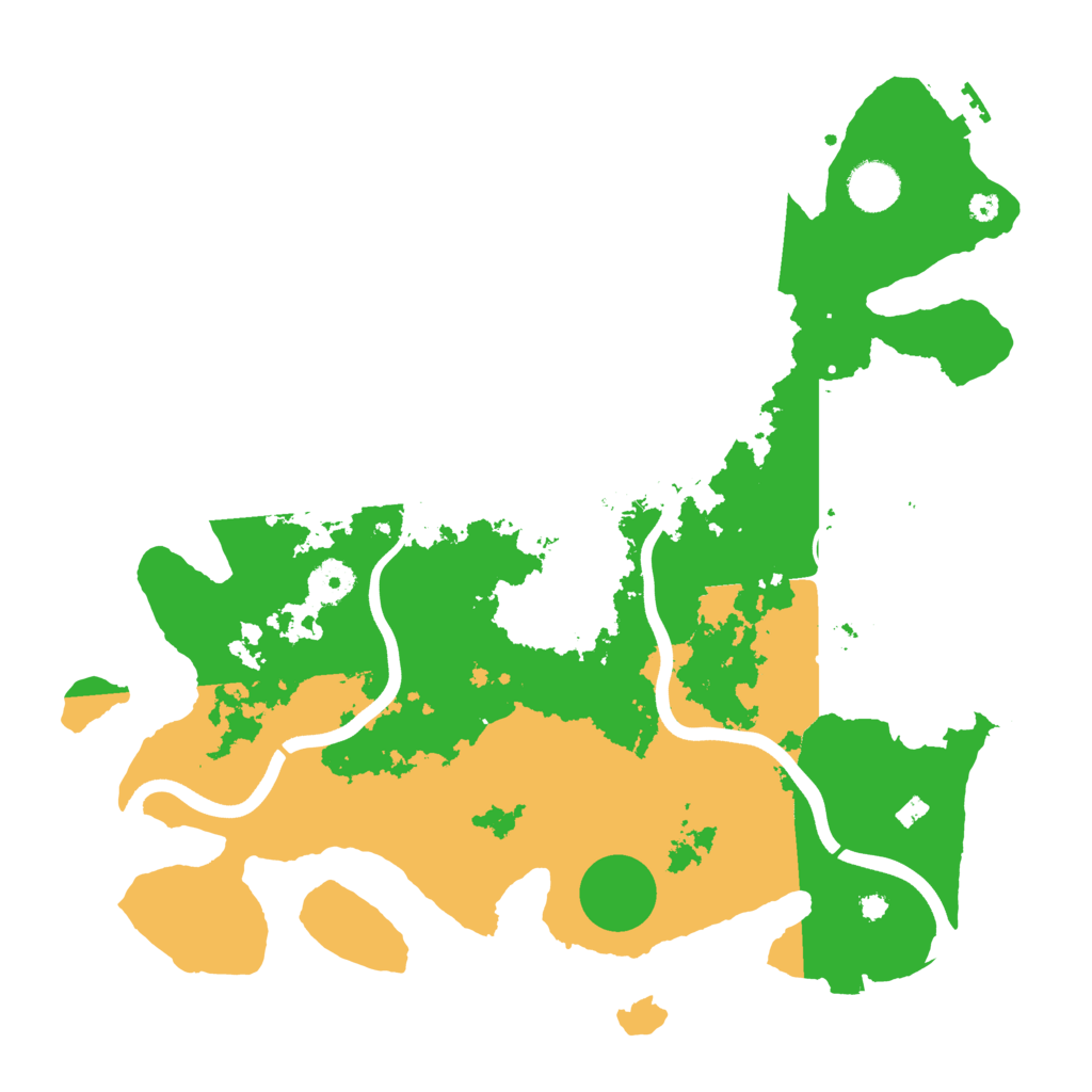 Biome Rust Map: Procedural Map, Size: 3750, Seed: 523787881