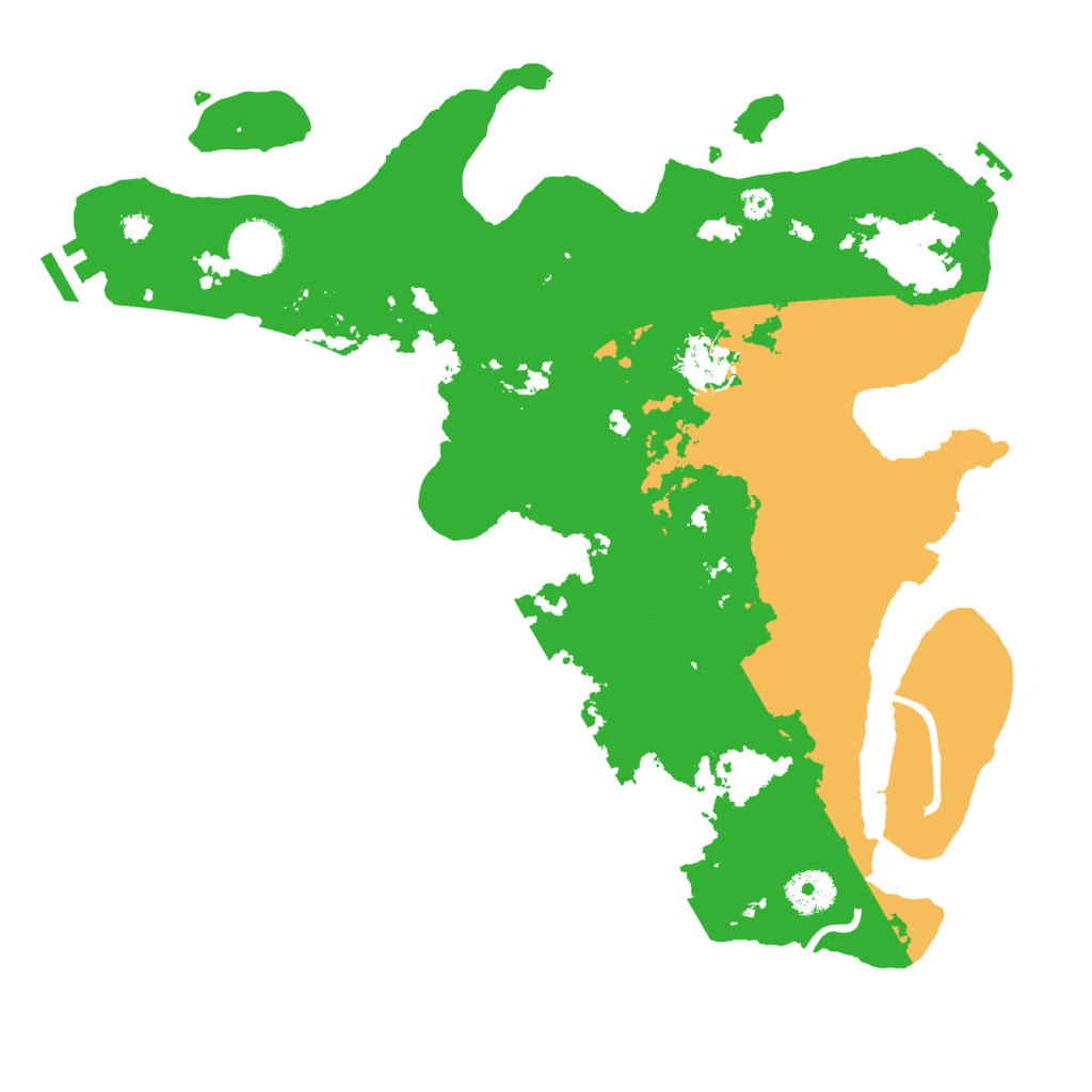 Biome Rust Map: Procedural Map, Size: 3500, Seed: 1918725900