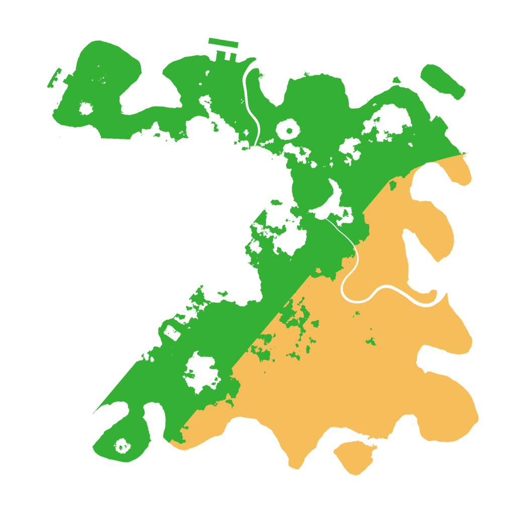 Biome Rust Map: Procedural Map, Size: 3500, Seed: 793570