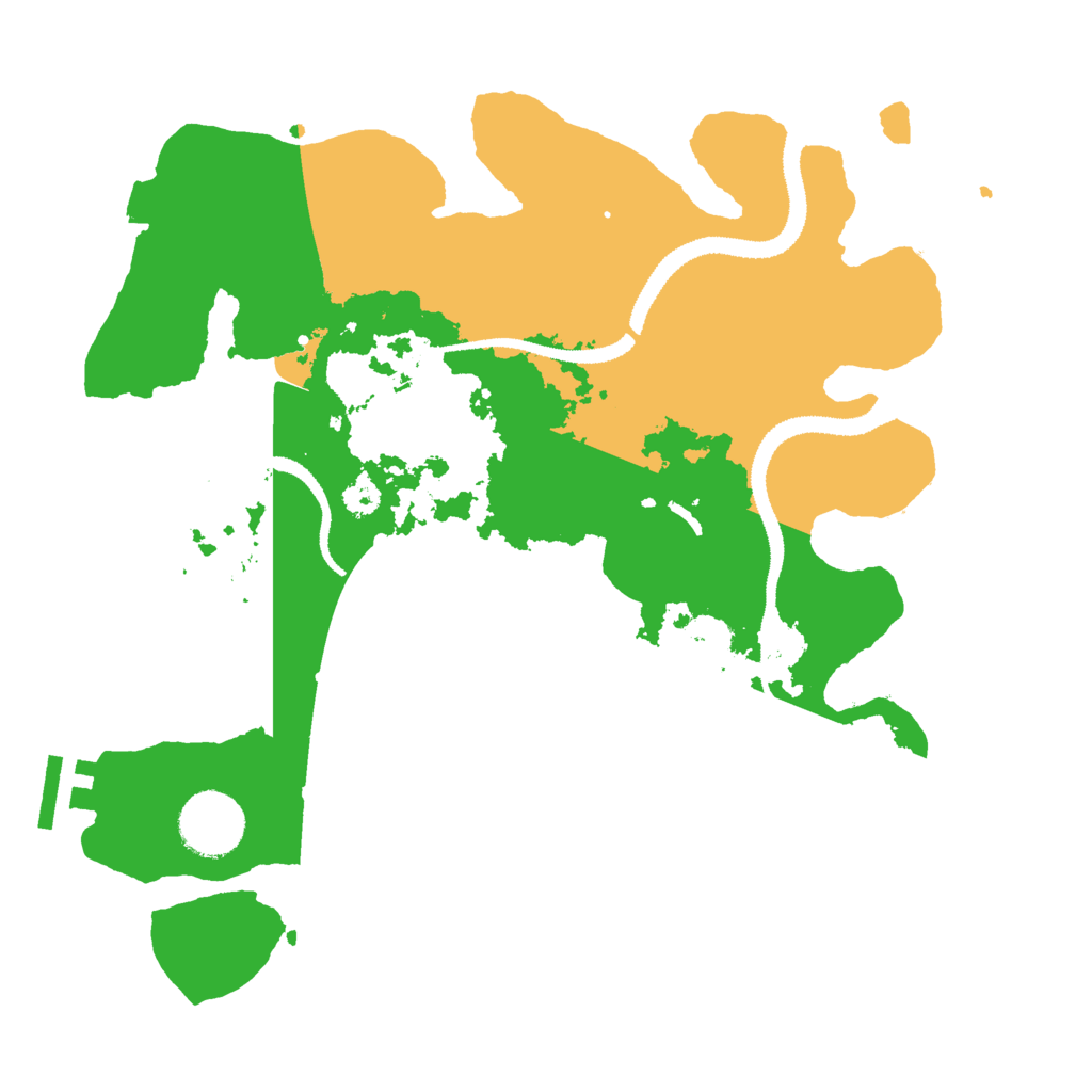 Biome Rust Map: Procedural Map, Size: 3000, Seed: 259280907