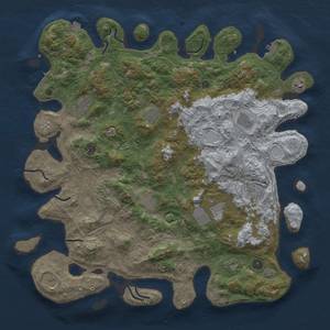 Thumbnail Rust Map: Procedural Map, Size: 4700, Seed: 1337, 19 Monuments