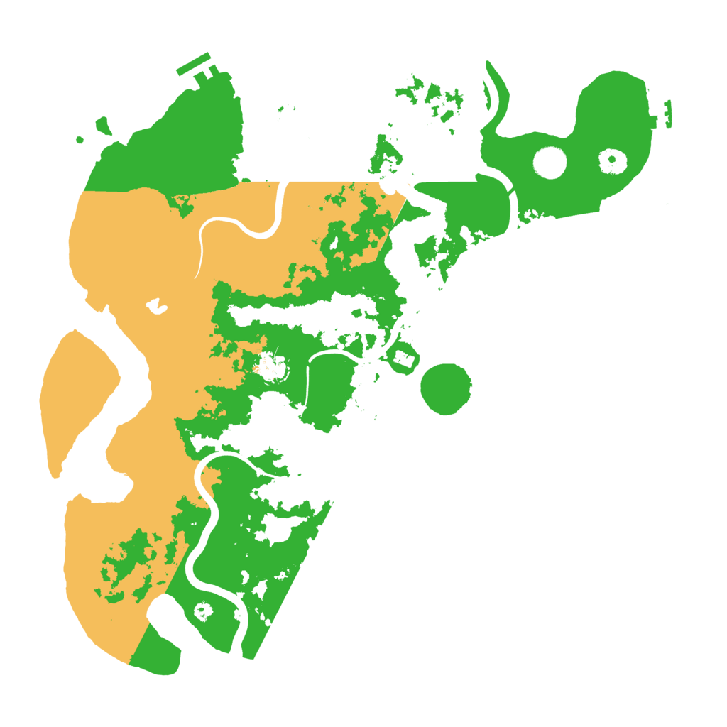 Biome Rust Map: Procedural Map, Size: 4000, Seed: 79562505