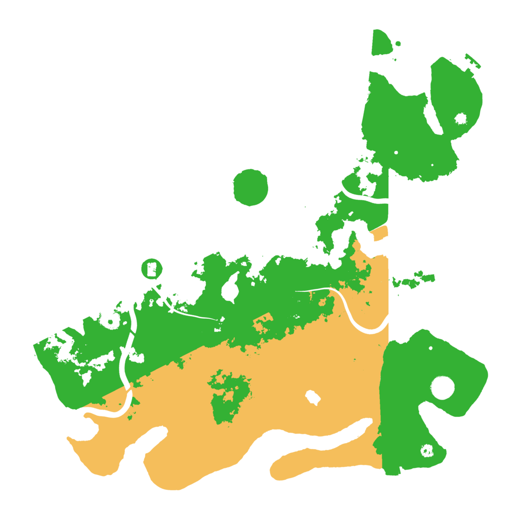 Biome Rust Map: Procedural Map, Size: 4000, Seed: 7435