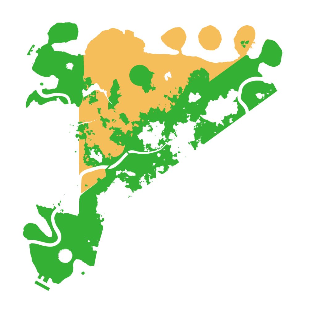 Biome Rust Map: Procedural Map, Size: 4000, Seed: 24423243