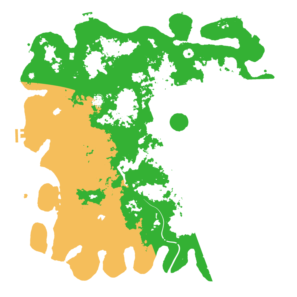 Biome Rust Map: Procedural Map, Size: 4500, Seed: 836412306