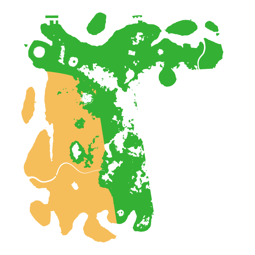 Biome Rust Map: Procedural Map, Size: 4000, Seed: 102214