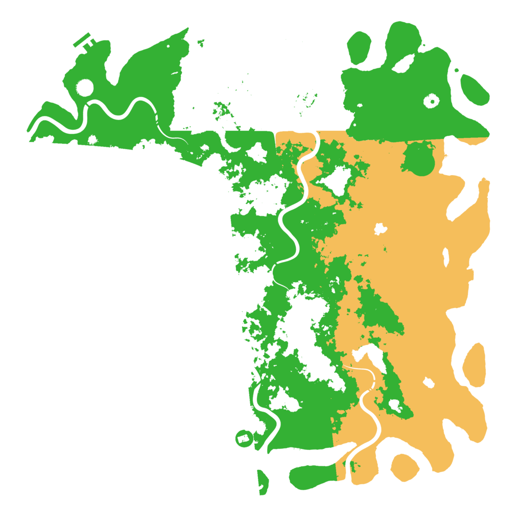 Biome Rust Map: Procedural Map, Size: 5300, Seed: 17777