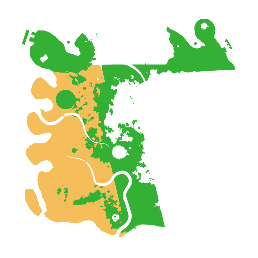 Biome Rust Map: Procedural Map, Size: 3500, Seed: 1004589463