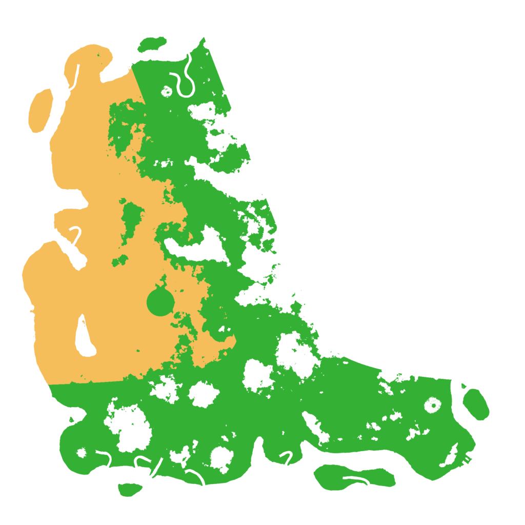 Biome Rust Map: Procedural Map, Size: 5000, Seed: 969475485