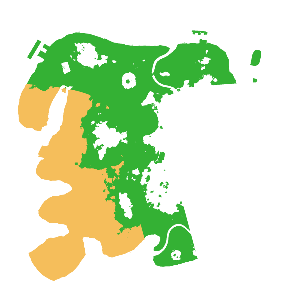 Biome Rust Map: Procedural Map, Size: 3000, Seed: 300013412