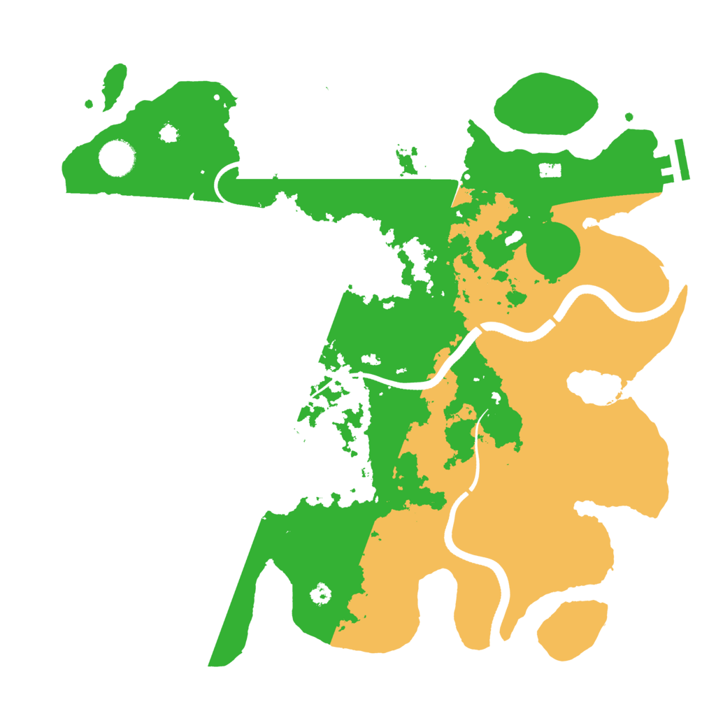 Biome Rust Map: Procedural Map, Size: 3500, Seed: 1149