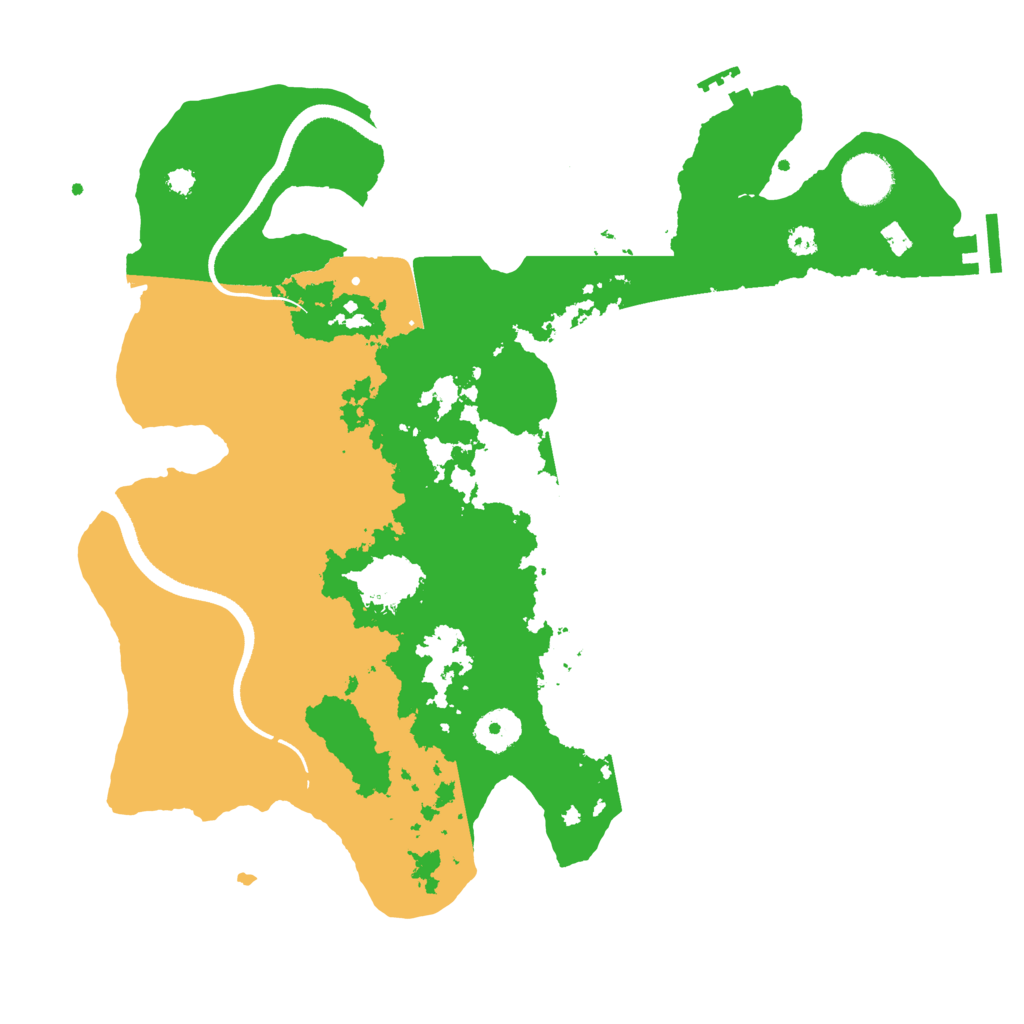 Biome Rust Map: Procedural Map, Size: 3500, Seed: 877747