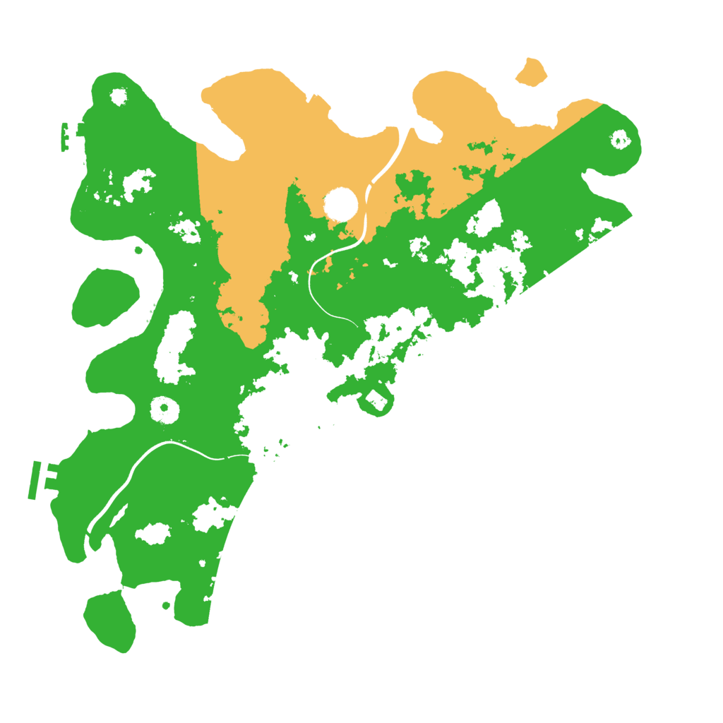 Biome Rust Map: Procedural Map, Size: 3800, Seed: 28015