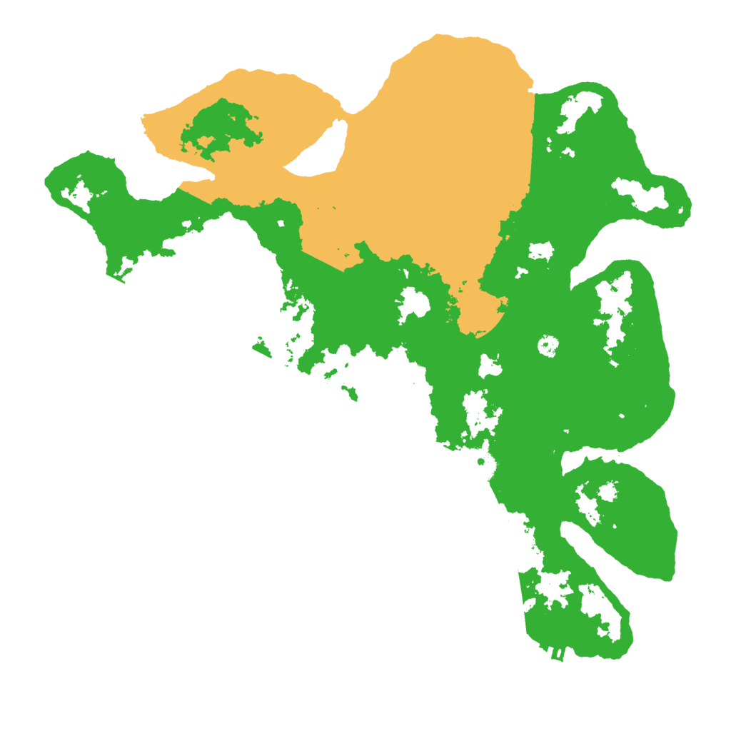 Biome Rust Map: Procedural Map, Size: 3600, Seed: 1385016690