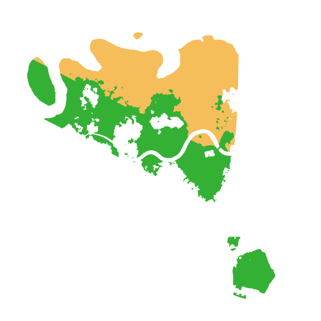 Biome Rust Map: Procedural Map, Size: 3600, Seed: 1385016690