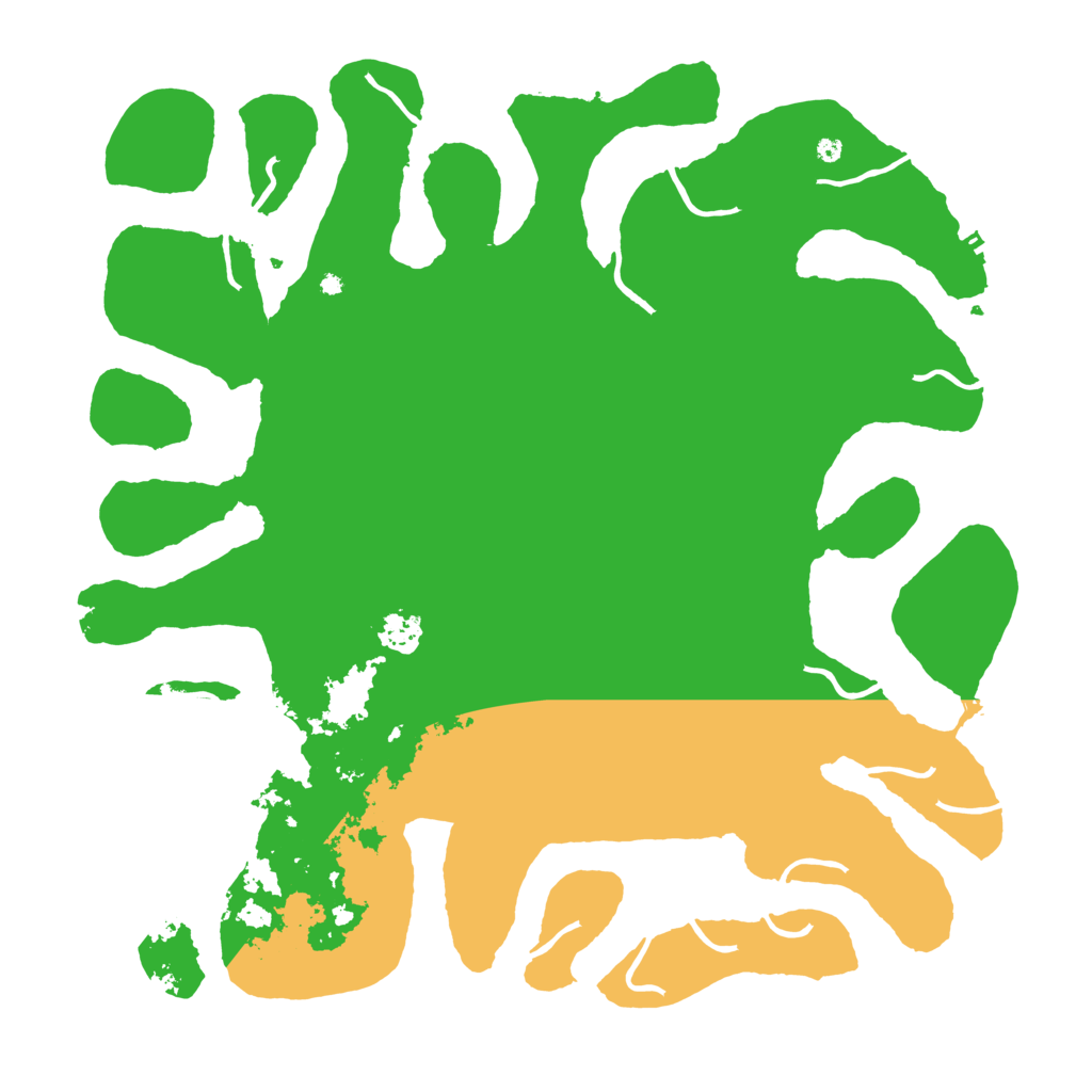 Biome Rust Map: Procedural Map, Size: 4500, Seed: 7319