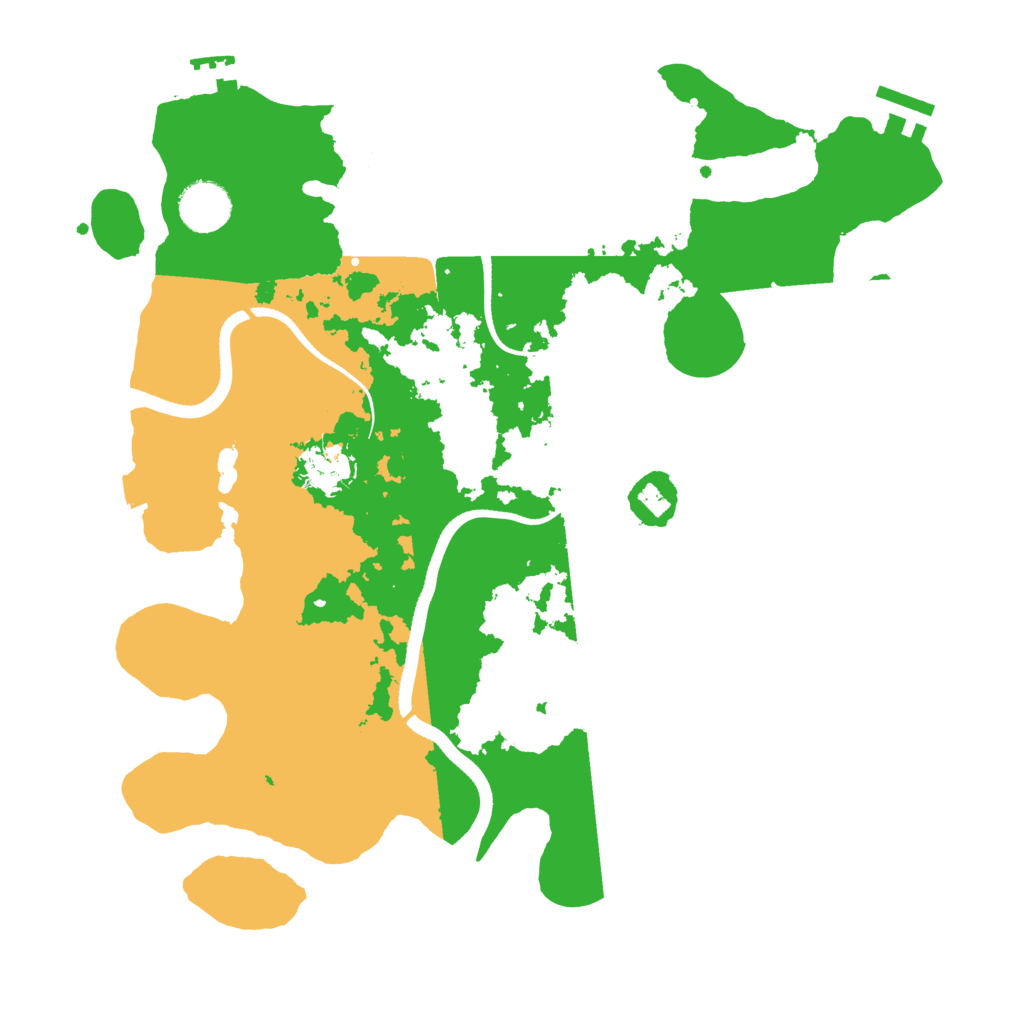 Biome Rust Map: Procedural Map, Size: 3500, Seed: 1024050651