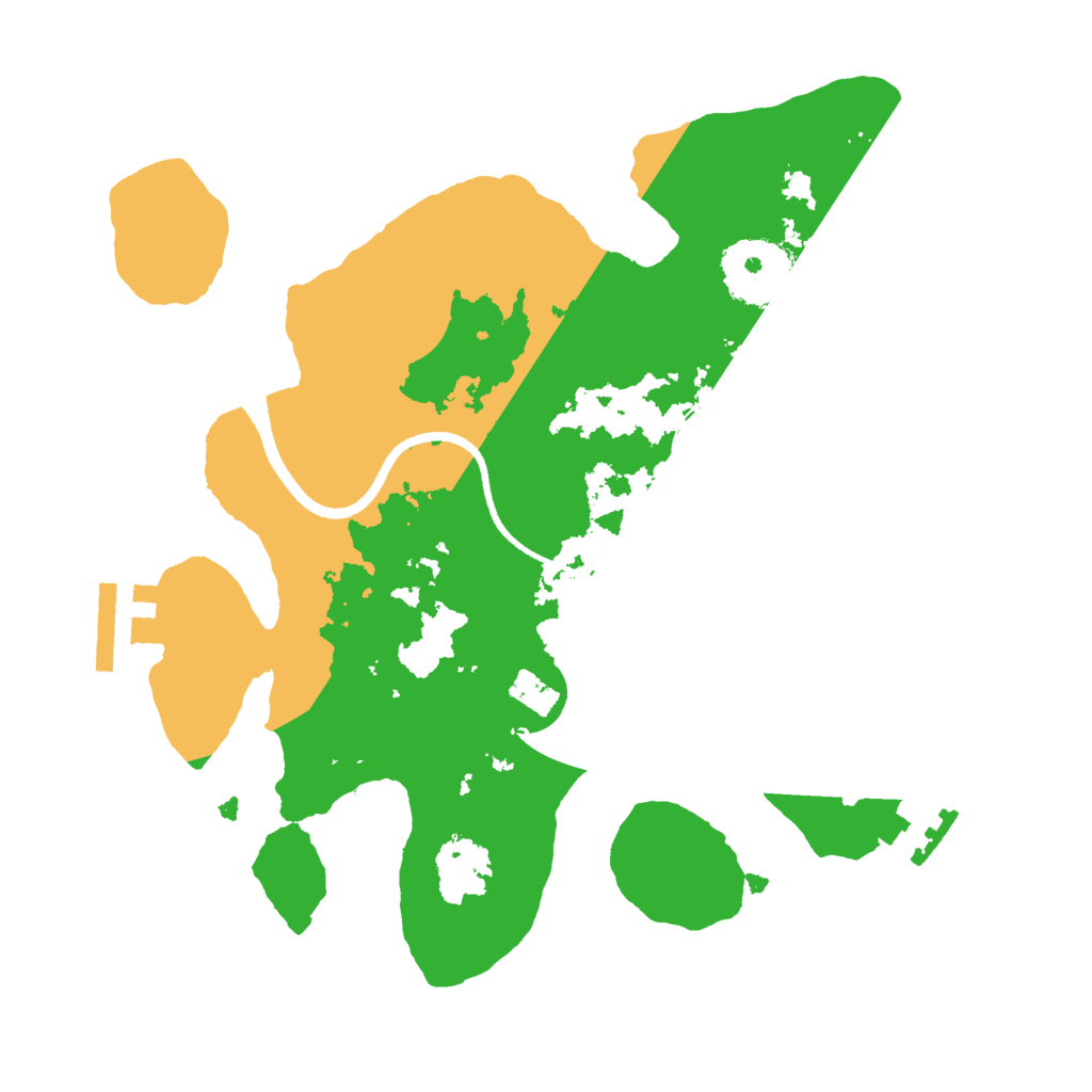 Biome Rust Map: Procedural Map, Size: 2500, Seed: 187036