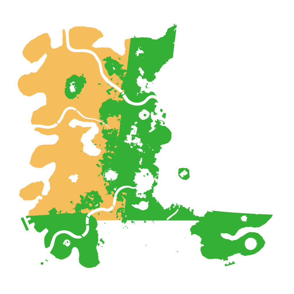 Biome Rust Map: Procedural Map, Size: 4300, Seed: 157