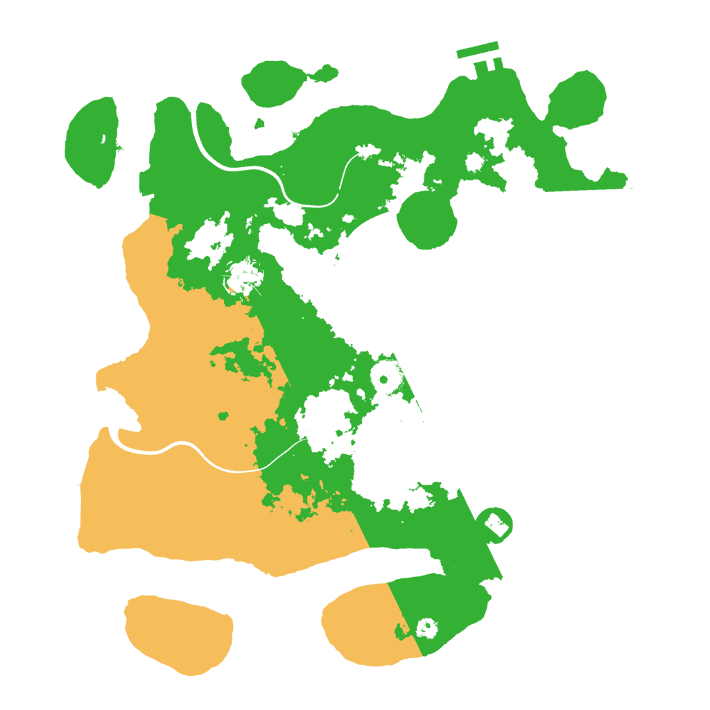 Biome Rust Map: Procedural Map, Size: 3400, Seed: 983714401