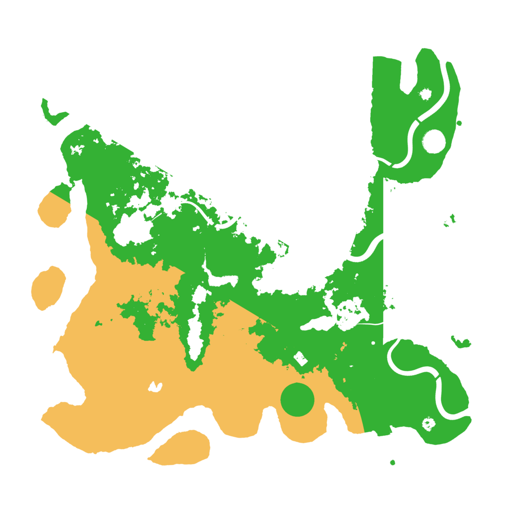 Biome Rust Map: Procedural Map, Size: 4000, Seed: 75309