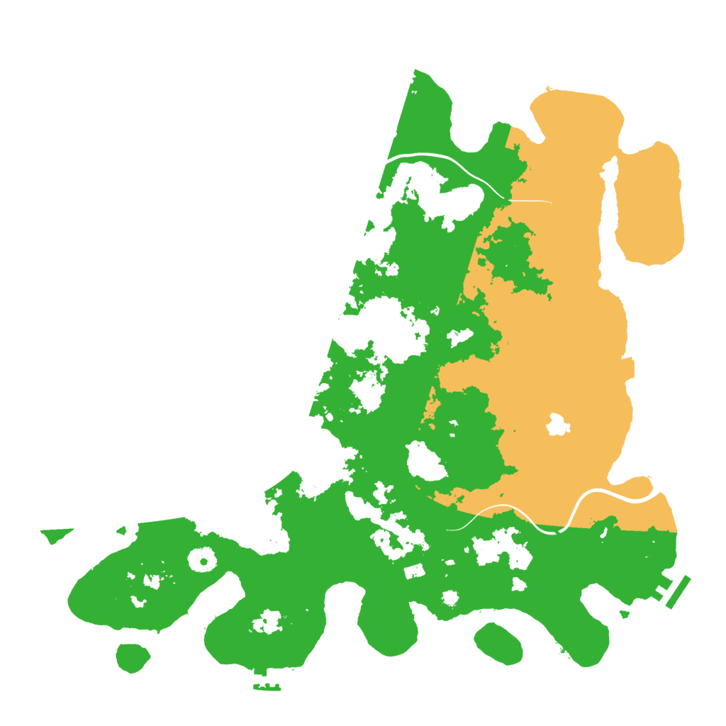 Biome Rust Map: Procedural Map, Size: 4000, Seed: 1076394995