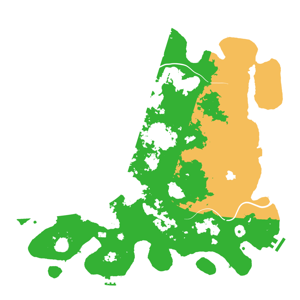 Biome Rust Map: Procedural Map, Size: 4000, Seed: 1076394995